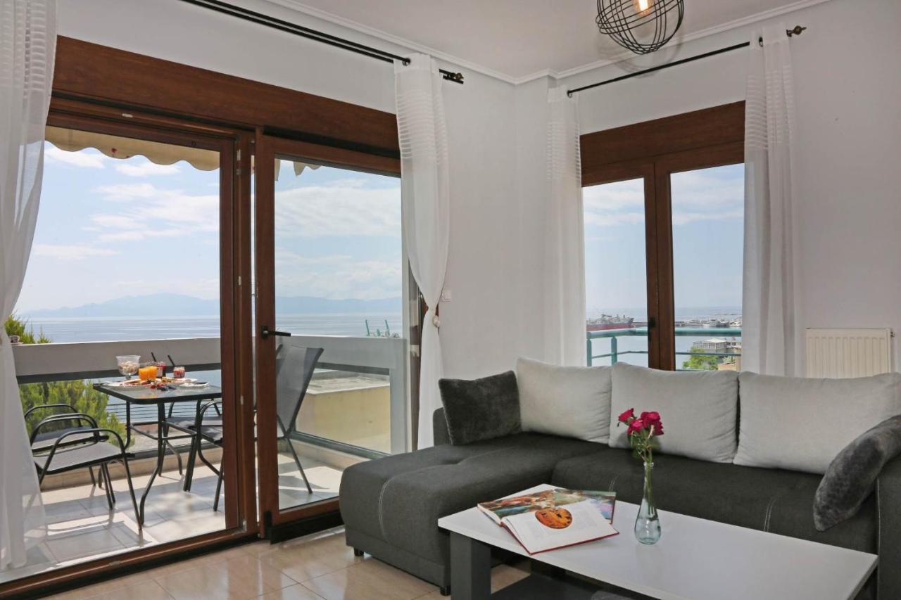 Kavala'S Blue Dream Appartment Bagian luar foto